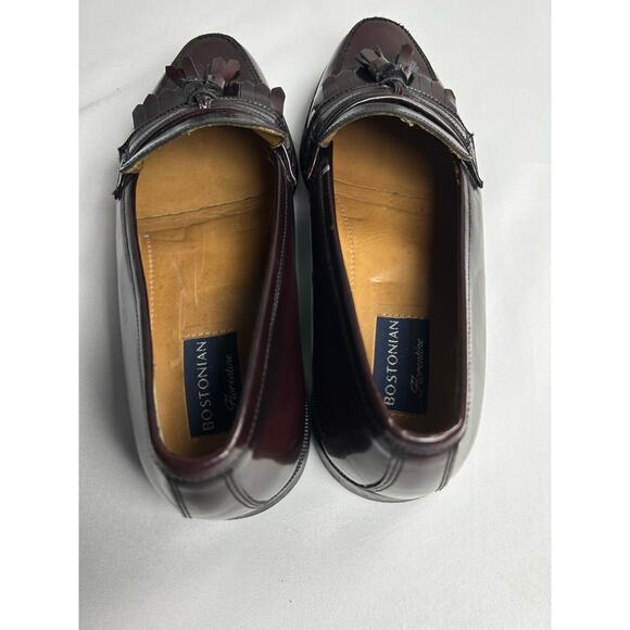Bostoninan Florentine Men\'s Kiltie Tassel Loafers Shoes Size 10M Leather Cognac main image 5